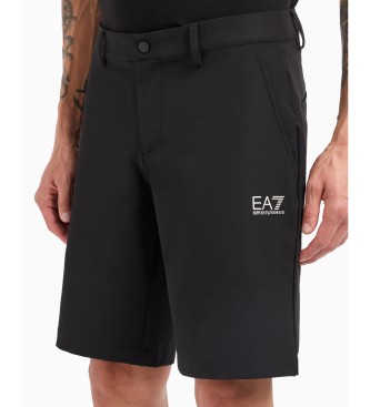 EA7 Short Golf Pro aus technischem Gewebe VENTUS7 schwarz