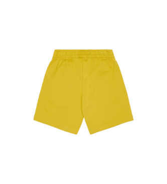 EA7 Bermudashorts med moderne pasform, gule