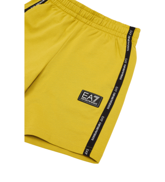 EA7 Bermudashorts med moderne pasform, gule