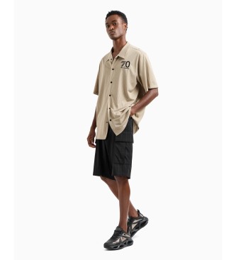 EA7 7.0 stretch nylon cargo shorts sort