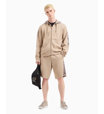 EA7 Bermuda Logo Series marron