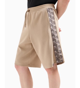 EA7 Bermuda Logo Series marron