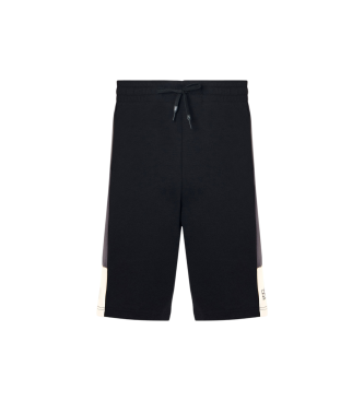 EA7 Summer Block Bermuda shorts in black cotton blend