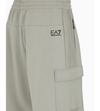 EA7 Graue Cargo-Shorts