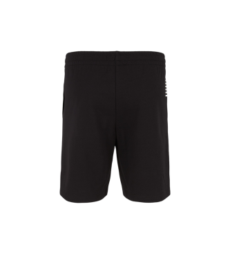 EA7 Black modern fit shorts