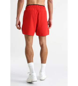 EA7 Bermudas Pro vermelho