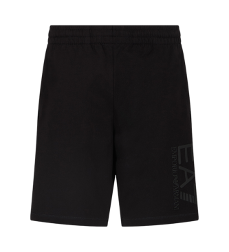 EA7 Visibility bermudashorts i bomull svart