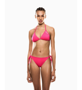 EA7 Triangel-Bikini mit rosa Logo