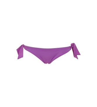 EA7 Bikini-Bandeau mit fliederfarbenem Logo