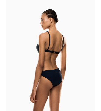 EA7 Bikini push-up Costa Smeralda in tessuto tecnico blu