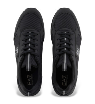 EA7 Zapatillas Black & White Carbon negro