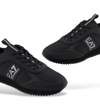 EA7 Zwart & Wit Carbon schoenen zwart