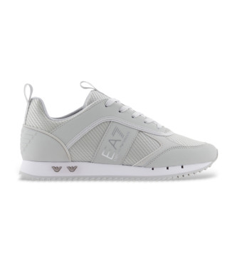 EA7 Sneakers grigio carbone nere e bianche