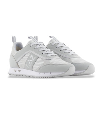 EA7 Sneakers grigio carbone nere e bianche