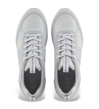 EA7 Sneakers grigio carbone nere e bianche