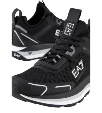 EA7 Buty sportowe czarno-białe Altura czarne