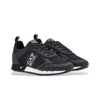 EA7 Buty sportowe czarno-białe