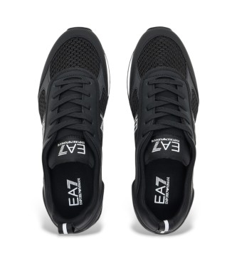 EA7 Buty sportowe czarno-białe