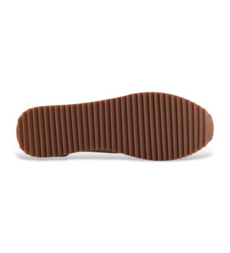EA7 Beżowe kapcie Black & White Laces