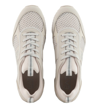 EA7 Sneakers beige Black & White Laces
