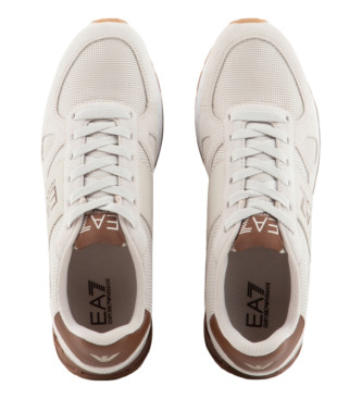 EA7 Black & White Legacy beige sneakers