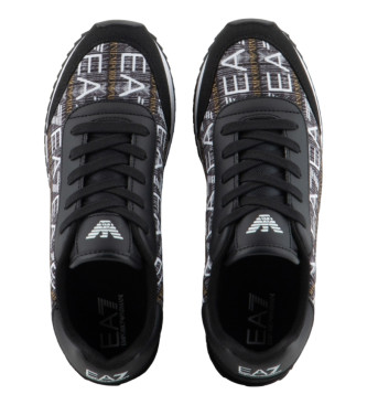 EA7 Zapatillas Graphic Lace negro