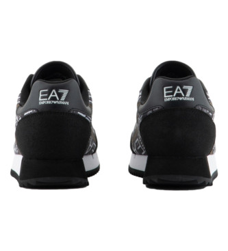EA7 Buty sportowe Graphic Lace czarne