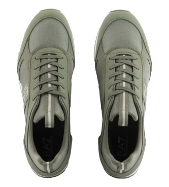 EA7 Chaussures Noir&blanc Cordura vert