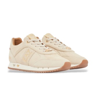 EA7 Bež 10. obletnica Usnjeni copati