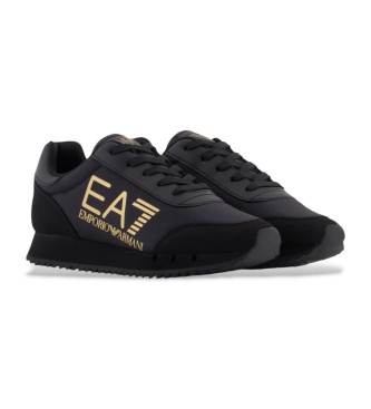 EA7 Trainers Black&White Minime black