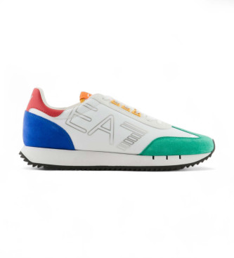 EA7 Sportschoenen Zwart-Wit Vintage wit