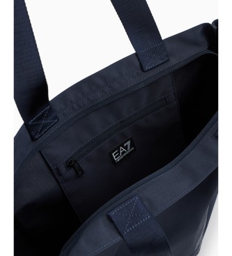 EA7 Bolso shopper mediano marino