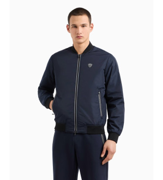 EA7 Premium Shield Nylon Bomber w kolorze granatowym