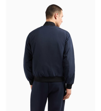 EA7 Premium Shield Nylon Bomber w kolorze granatowym