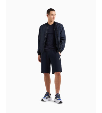 EA7 Premium Shield Nylon Bomber w kolorze granatowym
