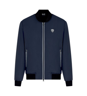 EA7 Premium Shield Nylon Bomber w kolorze granatowym