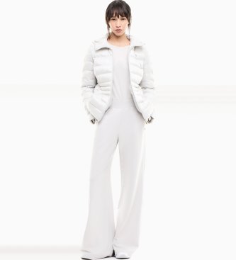 EA7 Bomber Nero bianco