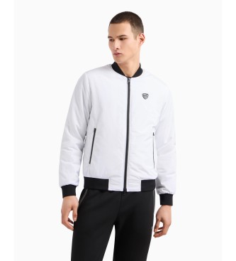 EA7 Casaco bomber em tecido tcnico premium branco