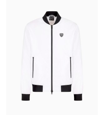 EA7 Casaco bomber em tecido tcnico premium branco