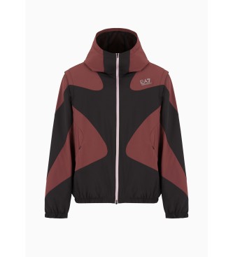 EA7 Chaqueta Athlete Ventus granate