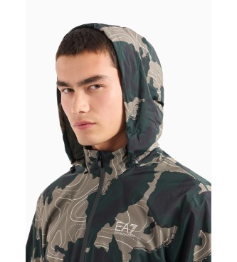 EA7 Chaqueta bomber verde