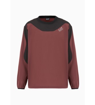 EA7 Sweater Athlete kastanjebruin