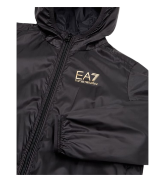 EA7 Core Identity Boy-jakke i teknisk stof, sort