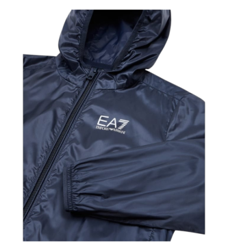 EA7 Core Identity Boy-jakke i teknisk stof, bl