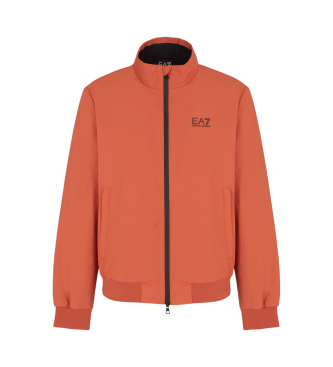 EA7 Orangefarbene Bomberjacke