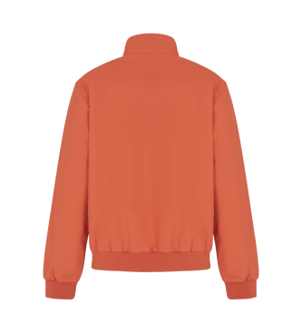 EA7 Orangefarbene Bomberjacke