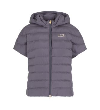 EA7 Nylon Hooded Jacket Core Lady grey