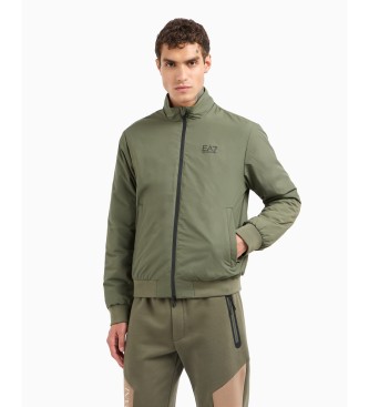 EA7 Kurtka bomberka Modern Fit zielona