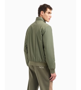 EA7 Kurtka bomberka Modern Fit zielona
