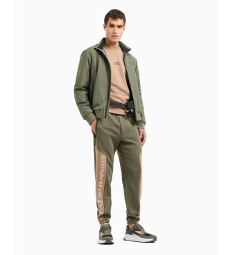 EA7 Kurtka bomberka Modern Fit zielona